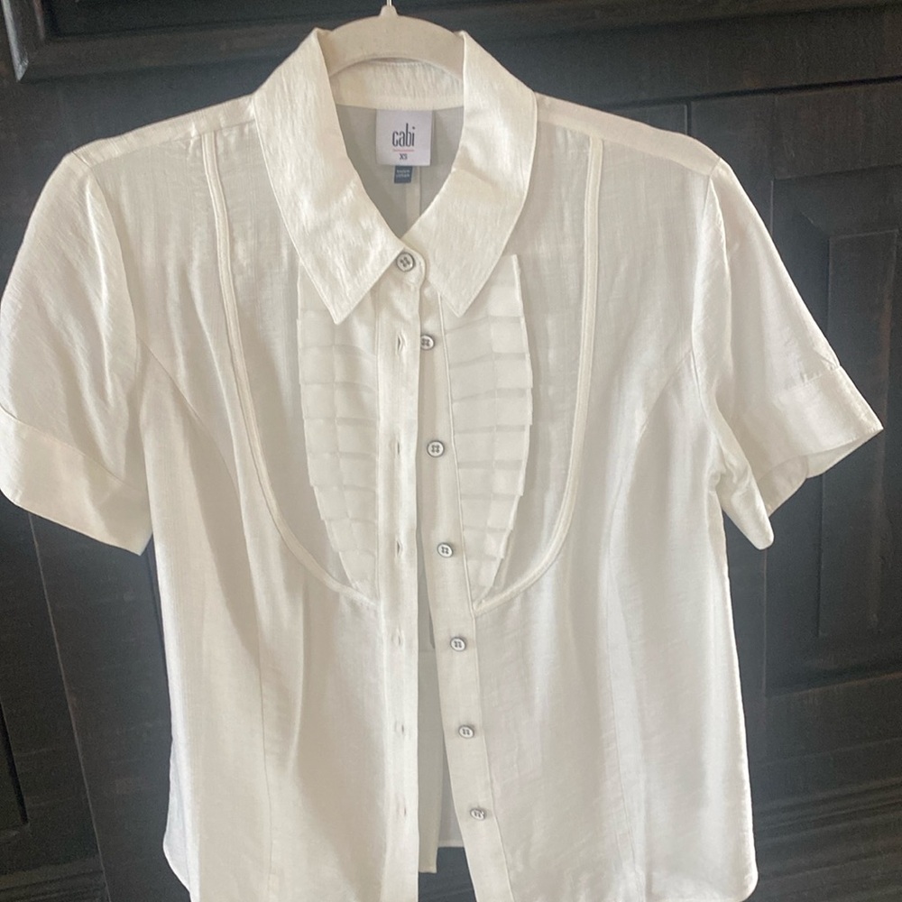Cabi Tuxedo Top #4717